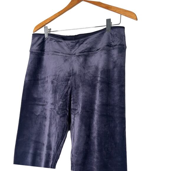 A293100 CUDDL DUDS Double Plush Velour Leggings Carbon Grey L - Picture 2 of 7